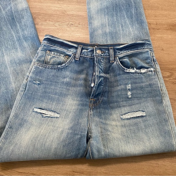 7 For All Mankind high rise  Easy Straight jeans sz 27 - Picture 4 of 9